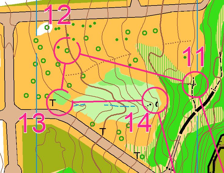 Braye Park map snippett