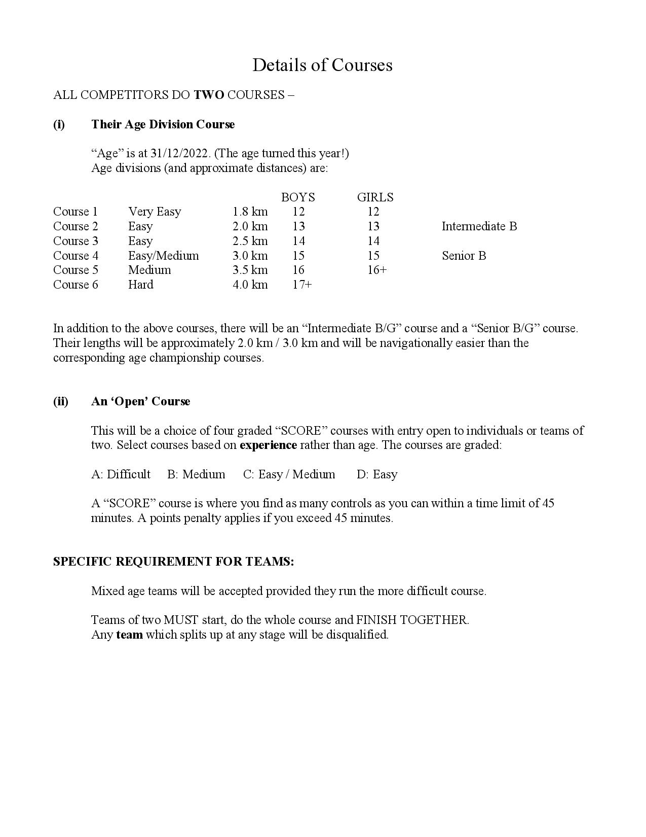 2022 Hunter Schools Orienteering Information Rev A page 003