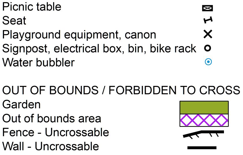 Special map symbols